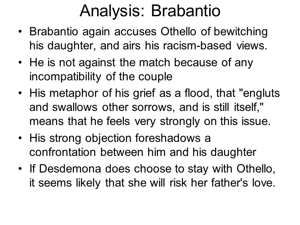 An analysis of racism in othello